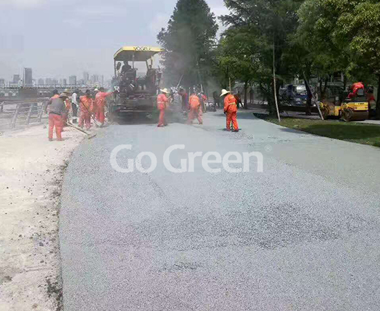 Color porous asphalt pavement greatly contribute to sponge city
