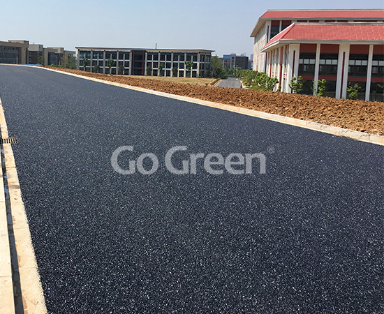 Go Green Black Porous Asphalt Project in Suzhou