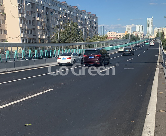 Go Green 沥城工程 高速路段 高粘含砂雾封层 项目完工